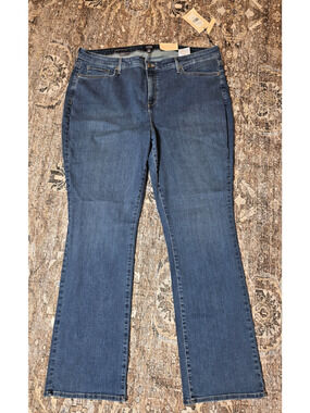 NYDJ NWTBarbara Bootcut Jeans Womens 20W Cooper Plus Size Lift Tuck Denim